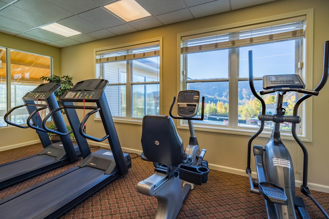 Vacation Village In The Berkshires Hancock Dış mekan fotoğraf The gym at the Lodge at Whitefish